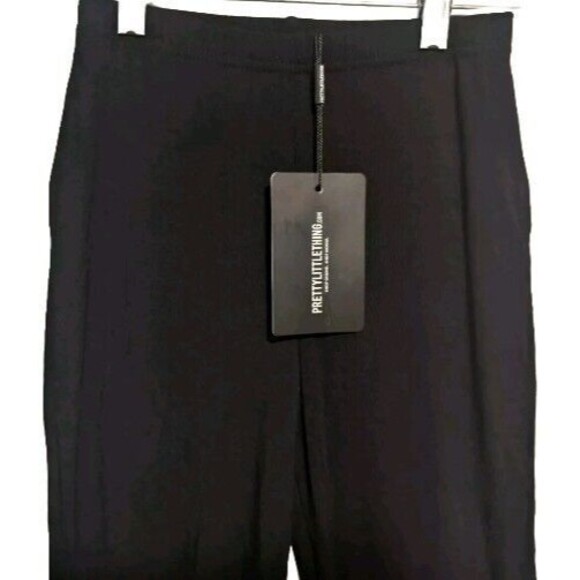 Pretty Little Thing Pants - NWT PrettyLittleThing Women's Size 2 Black Elastic Waist & Bottom Jogger
